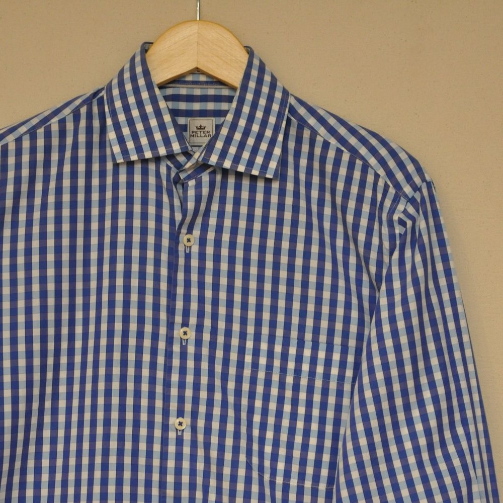 Peter Millar Seaside Finish Button Down M